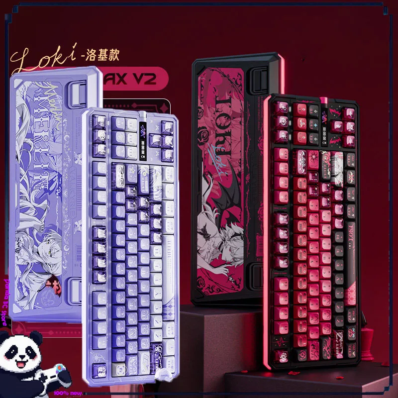 Фото Беспроводная механическая клавиатура Vk87 V2 Tri-Mode с настраиваемыми переключателями, двойной частотой опроса 8K, полным набором горячих заменяемых клавиш, для игр, киберспорта, офиса, аксессуары, подарки