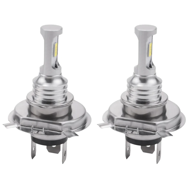 2x H4 9003 Hb2 6000K Super Witte Csp Led Koplampkit Hoog Dimlicht Canbus