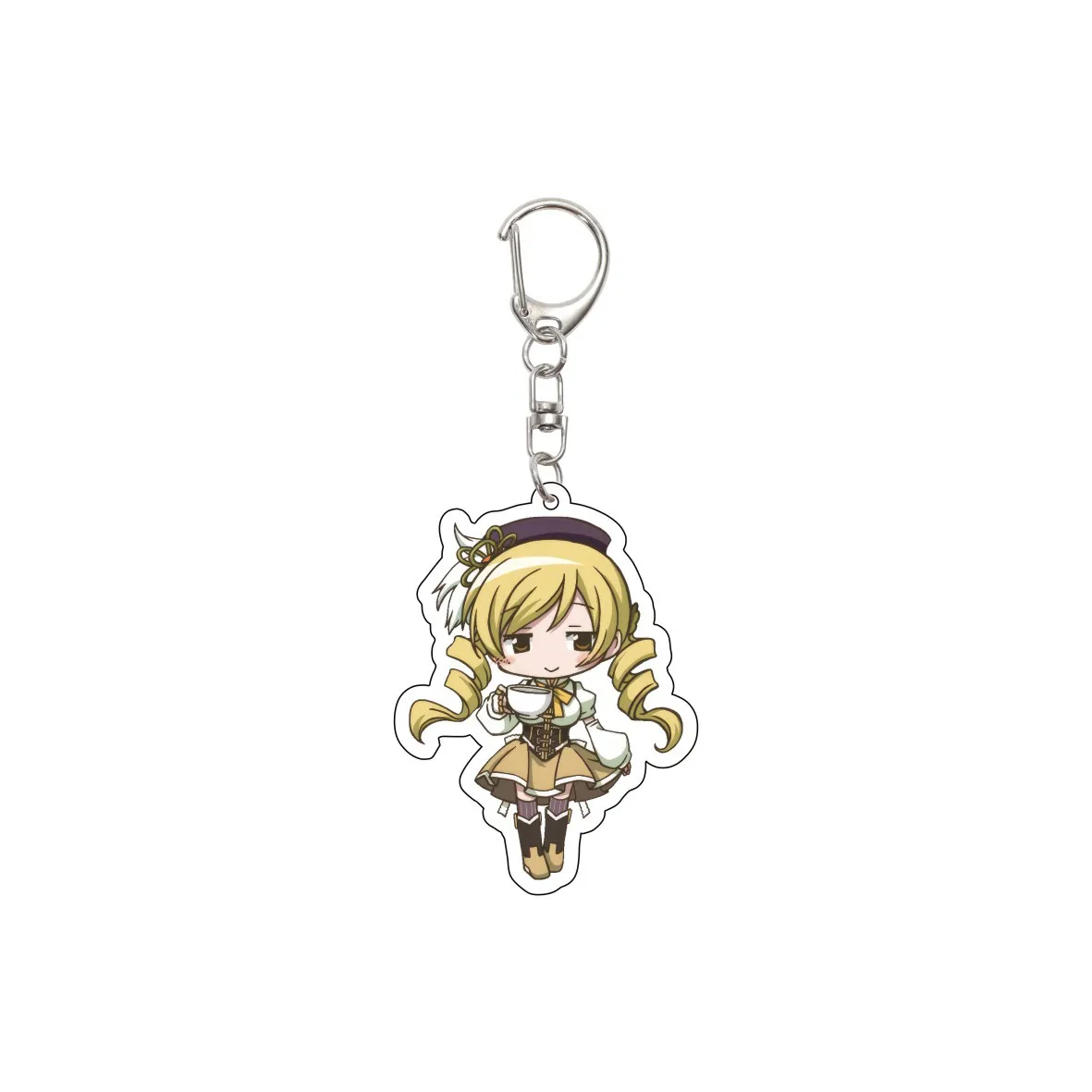 55MM Anime Puella Magi Madoka Magica Kaname Madoka Tomoe Mami Miki Sayaka Sakura Kyouko Kyubey Acryl-Schlüsselanhänger Niedliche Geschenke – Detail 8