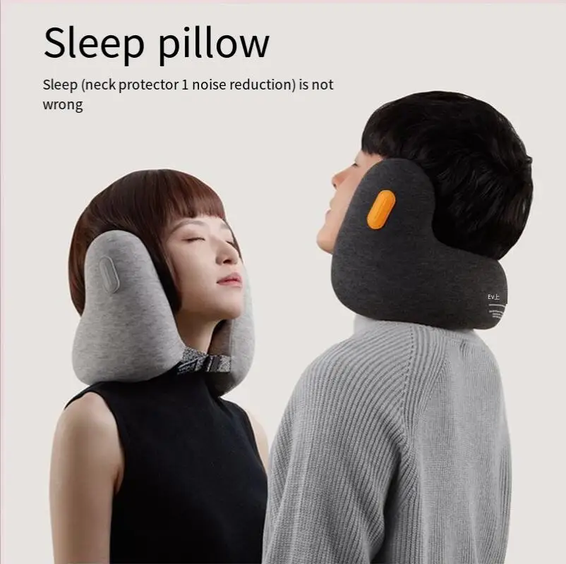 Travel pillow neck care not crooked U-shaped pillow memory foam portable noise reduction pillow portable nap pillow