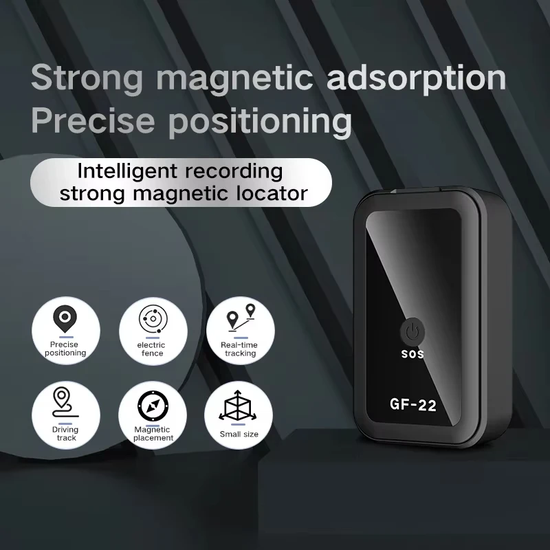 Mini GPS-tracker Real-time tracking SOS-alarm Anti-verloren locator voor auto Kinderen Huisdieren Geen installatie nodig