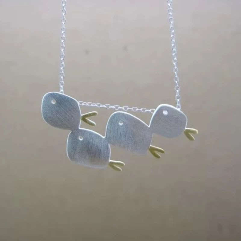 

925 Sterling Silver fishiness Necklaces & Pendants For Women Fashion Lady Festival Gift Sterling-silver-jewelry
