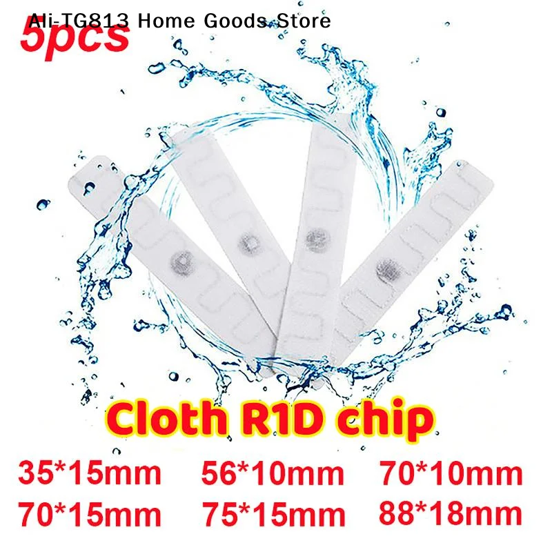 

[TG813]5Pcs RFID UHF Tags Stickers Heat Resistant Washable Laundry Tag Cloth Industrial Laundry Manage RFID Sticker Adhesive