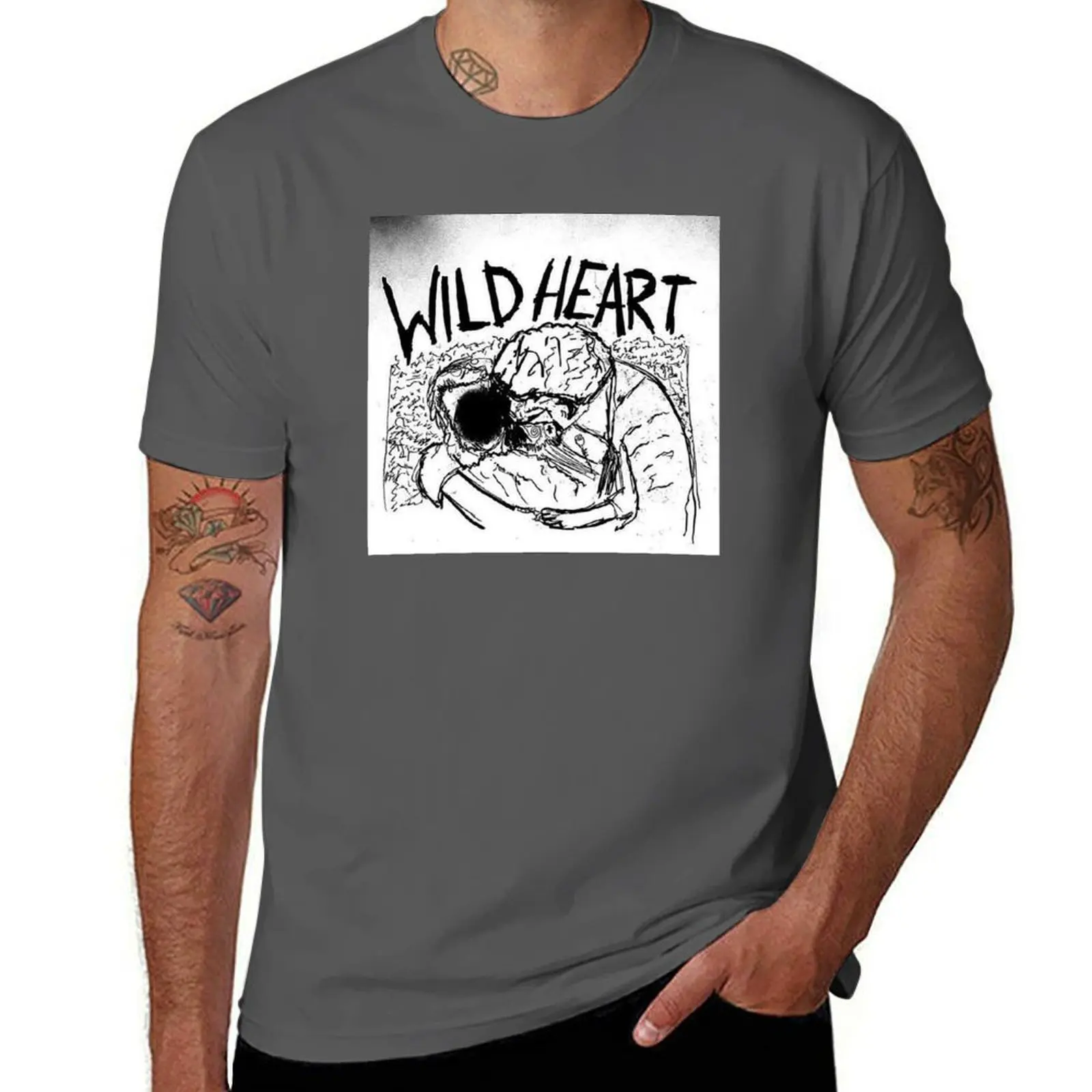 

Wild Heart T-Shirt Large Size Short Sleeve T-Shirt