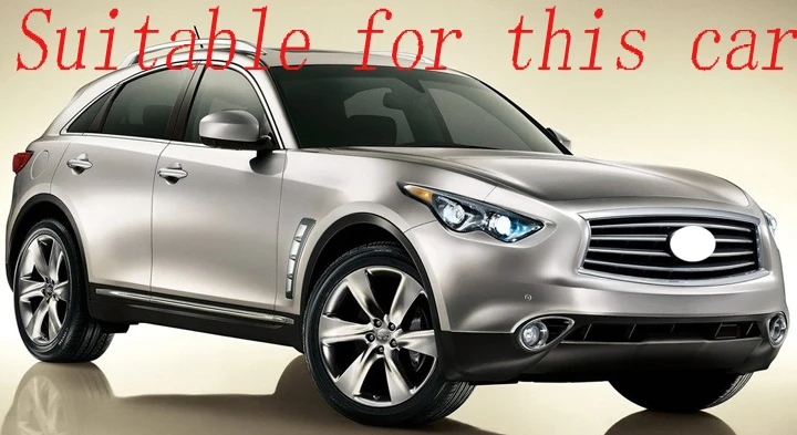 Pare-soleil extérieur en plastique, déflecteur de protection contre la pluie et le soleil, 4 pièces, pour Infiniti FX35 FX37 FX50 FX-Class S51 2008-2013