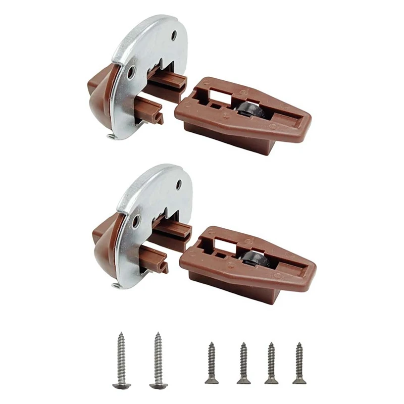 Replacement Drawer Guide Model 168, 7 Sets Of Metal Backing And Drawer Stops With Rollers, Fits Slide Drawers