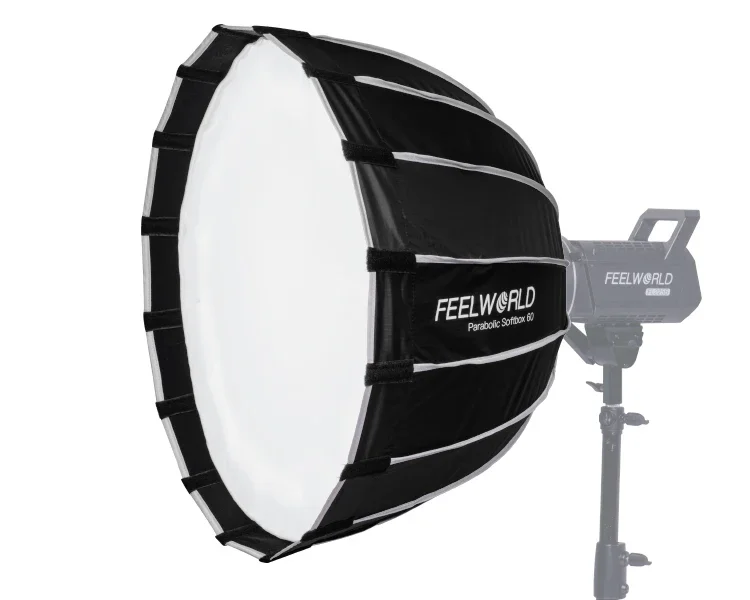 

FEELWORLD Bowens Mount 60cm Deep Parabolic Softbox Studio Photography Light Professional Photography Light Kit