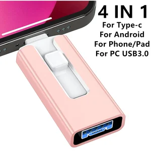USB 3.0フラッシュドライブ512G 256G 2T 1TB iPhone for iPhoneインターフェイス用の4IN1を使用したiPhoneのMIRCOタイプペンドライブ用iPhone7/8/9/11/12/13 iPad 12ベストセールス512GB USBスティック-7