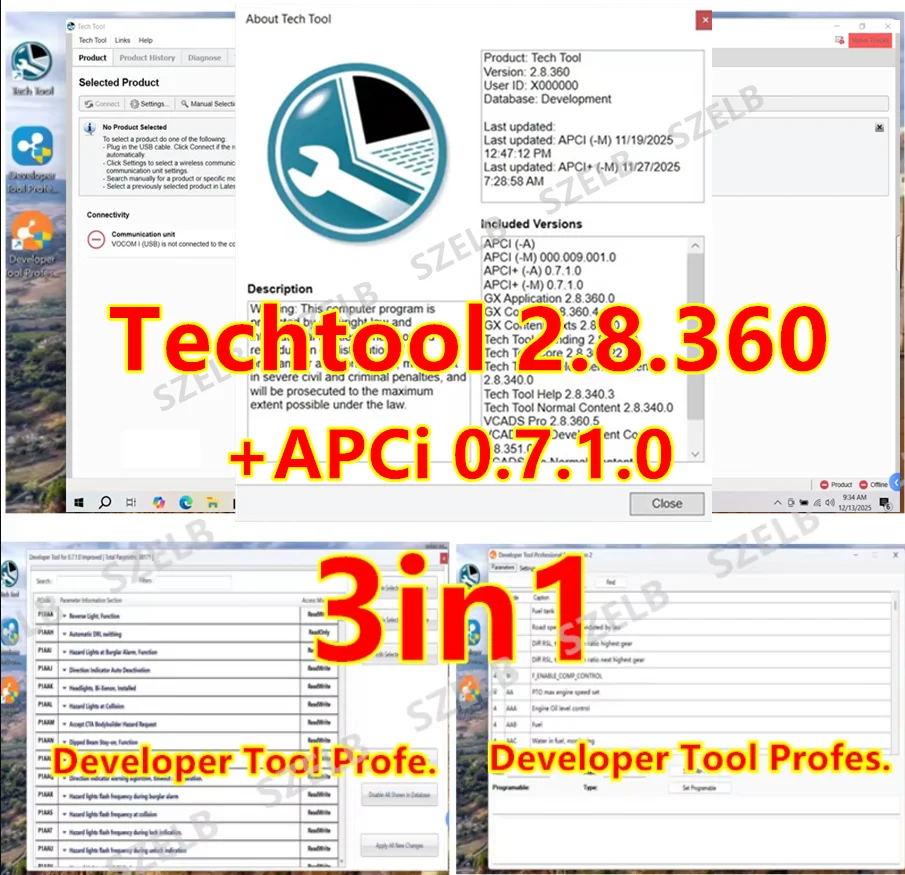 Premium Tech Tool 2.8.360 [2025.11] Developement+Developer Tool+ 0.7.1.0 APCI 1PC Remote Install | PROSIS 2025.09+ Impact 2024
