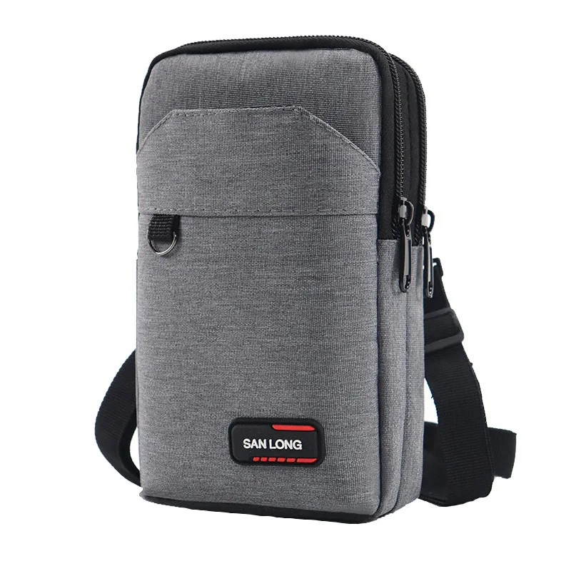Universelle Umhängetasche mit Reißverschluss für iPhone 17 16 15 Pro Max 17 Air 14 Plus 13 Outdoor-Multifunktions-Hüfttasche, taktische Tasche