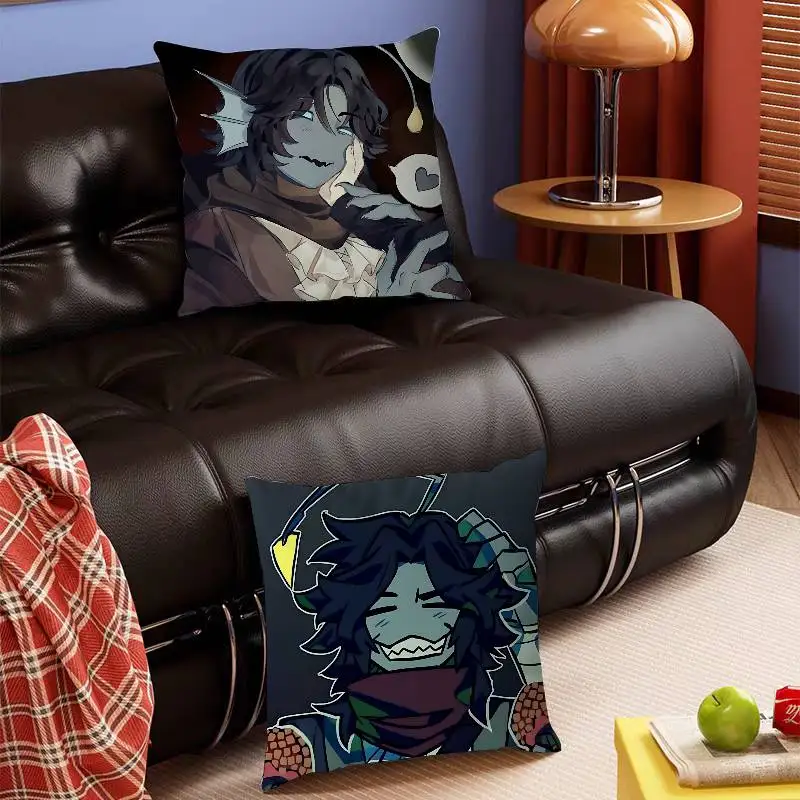 

Sebastian ANIME SolaceS Pillow Case Removable Washable Cushion Cover – All-Season Soft Linen