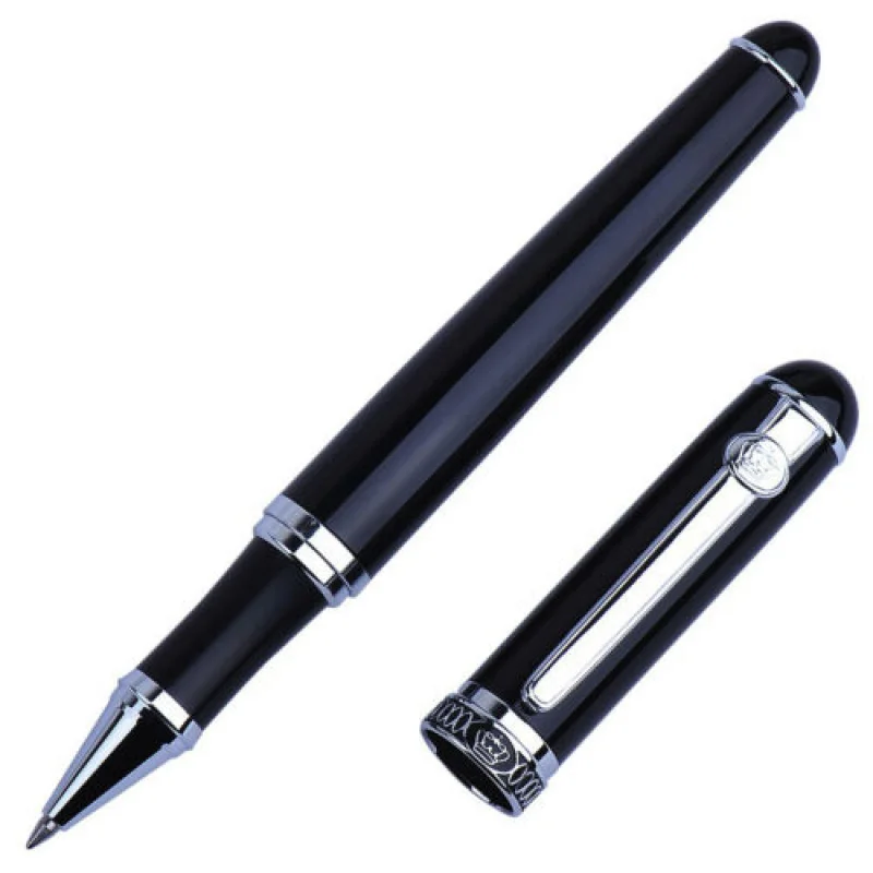 

A+ Duke D2 Classic Rollerball Pen Black Barrel Silver Clip Advanced Writing Pen