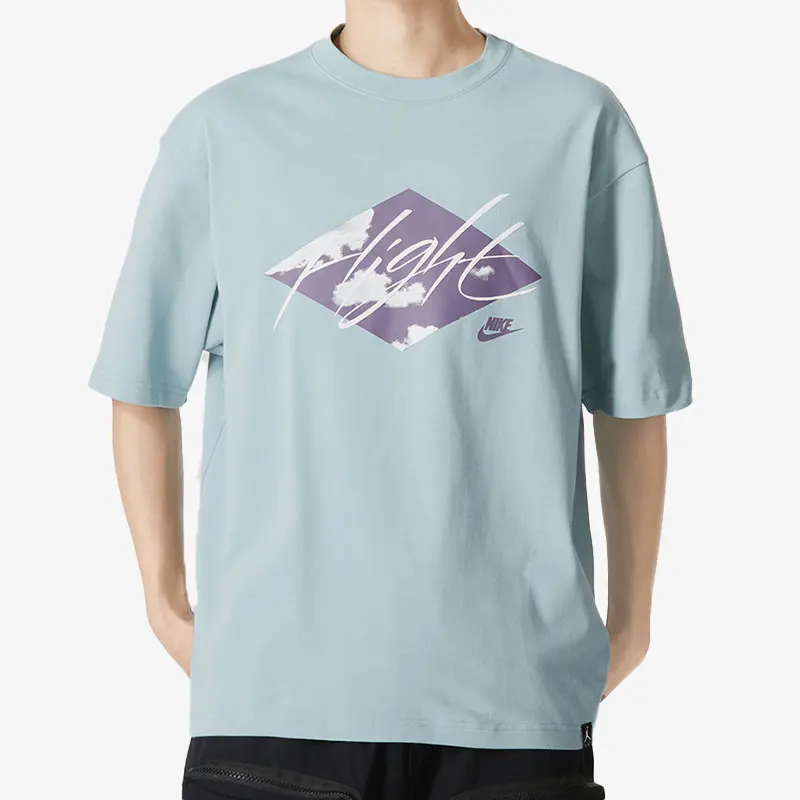 

Мужская свободная футболка Nike Authentic Air Jordan для спорта и отдыха с короткими рукавами DO8897-366