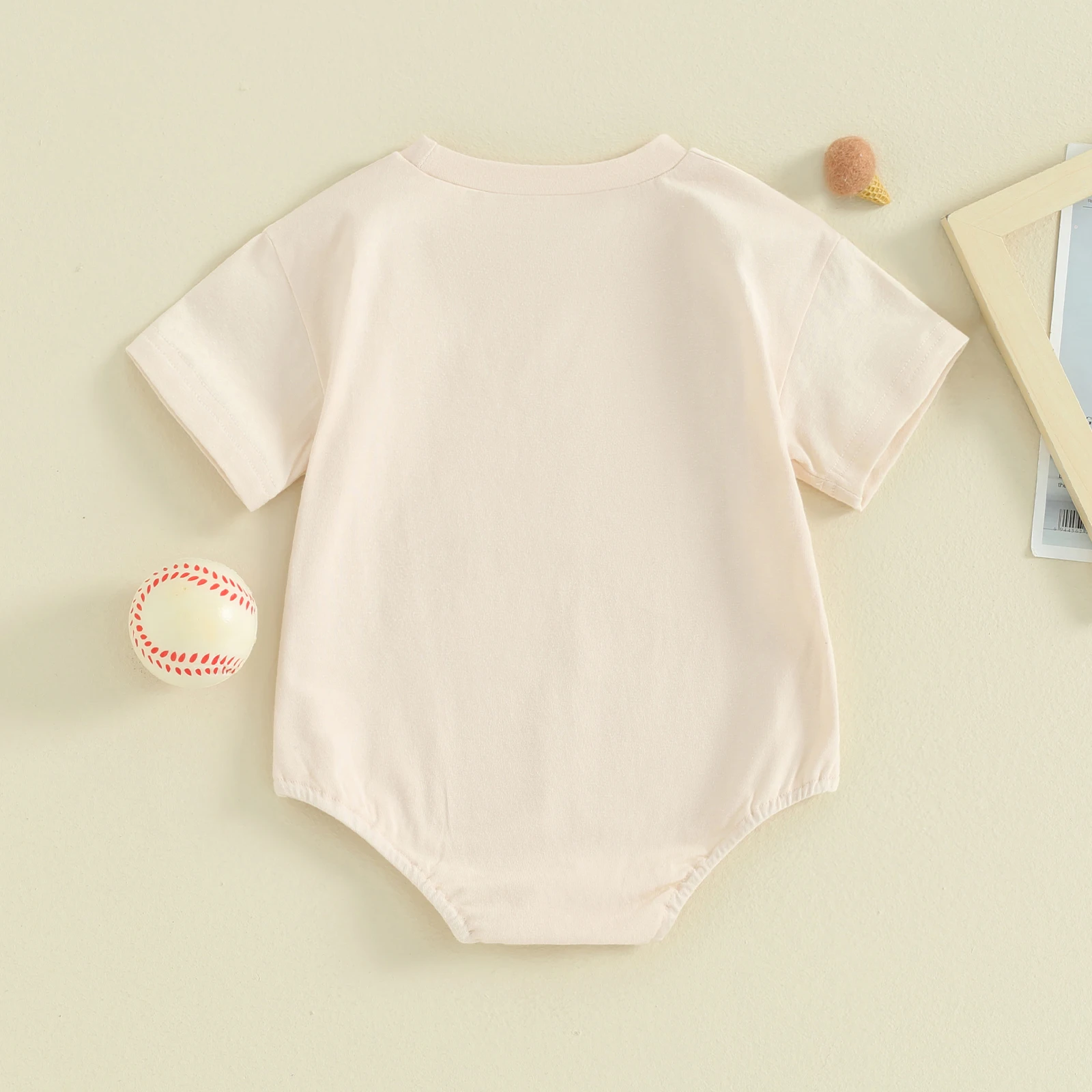 Baby Summer Casual T shirt Romper Newborn Cartoon Letter Print Short Sleeve Jumpsuit for Boy Girls Cute Bodysuits Clothes image 6