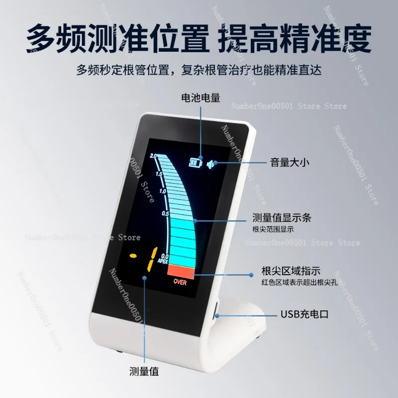 

APEX-L Mini Портативный измеритель длины корневых каналов с цветным экраном, апекслокатор