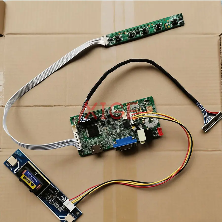 

For QD15XL15 B150XN05 LP150X12 QD15XL11 LCD Display Drive Controller Board Kit DIY 30 Pin LVDS 1024*768 VGA+HDMI 1024x768 2-CCFL