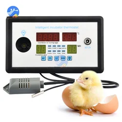 W9002 W9005 Smart Thermostat Digital Thermostat Temperature Humidity Control Incubator Automatic Egg Turning AC110-220V/DC12