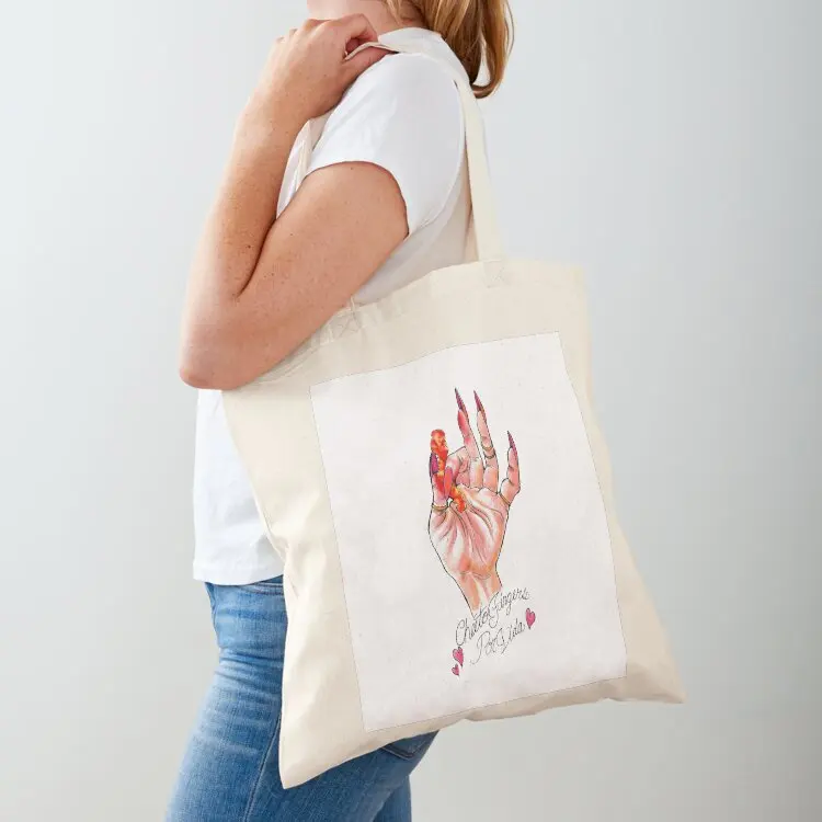 Hot Cheeto Fingers Por Vida Tote Bag Big bag custom fabric bag Shopper handbag hand
