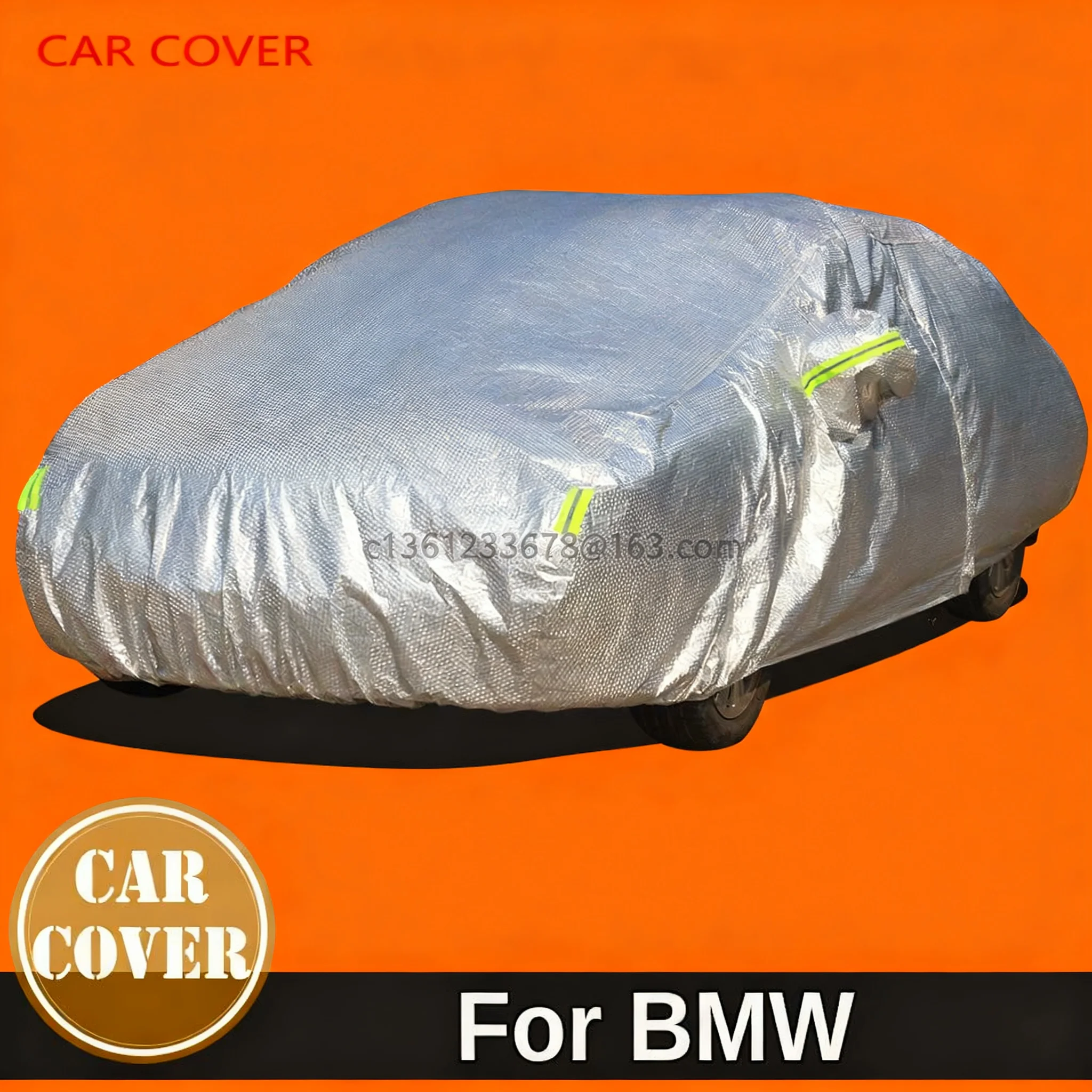 غطاء سيارة قطني لسيارات BMW 1 2 3 Series F52 F21 F20 E87 E81 E82 E88 F22 F23 F45 F46 E21 - حماية من المطر من الشمس والثلج