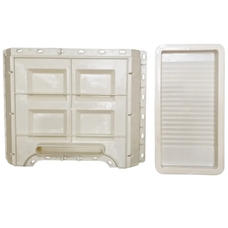 Wood-Look Flower Box Mold – Cement Planter Mold for DIY Concrete Garden & Park Landscape, Thickened