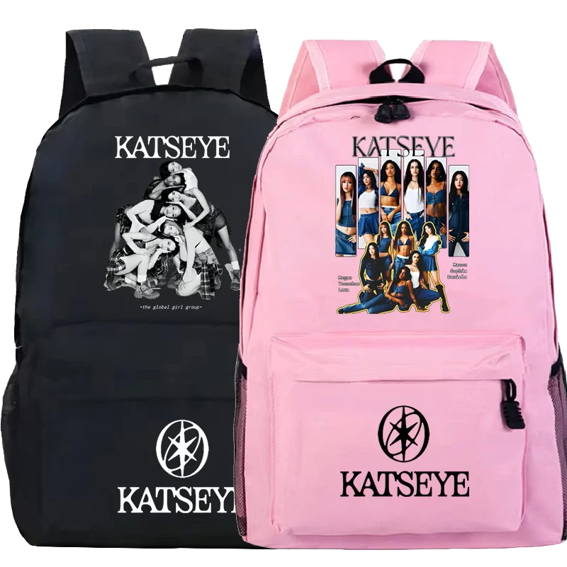 

Katseye Printed School Bags Lightweight Children Backpack Primary Students Girls Boys Schoolbag Outdoor Travel Bags Mochila Gift