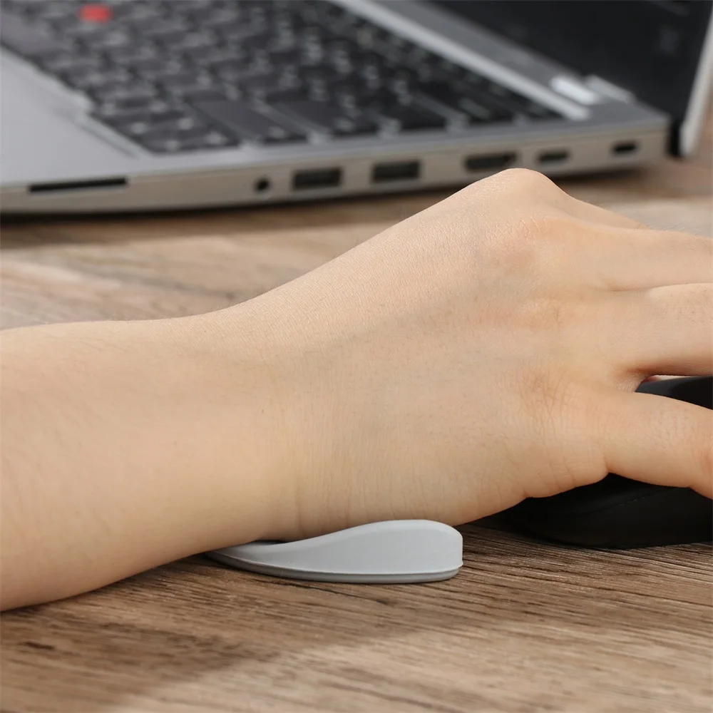 Carpal Tunnel Syndrome Lightweight Ergonomic Gliding Palm Rest Sliding Wrist Pad Soft Cooling Material Moves with Your Mouse