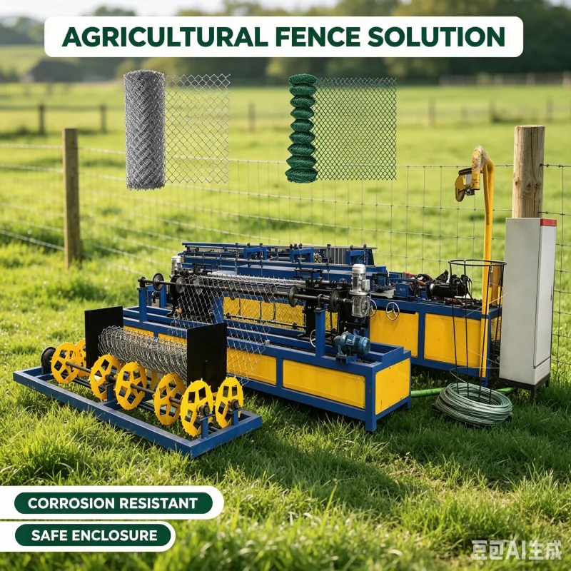 Automatic Wire Netting Machine High Standard Machinery Solution For Supplying Commercial Airport Boundary Projects
