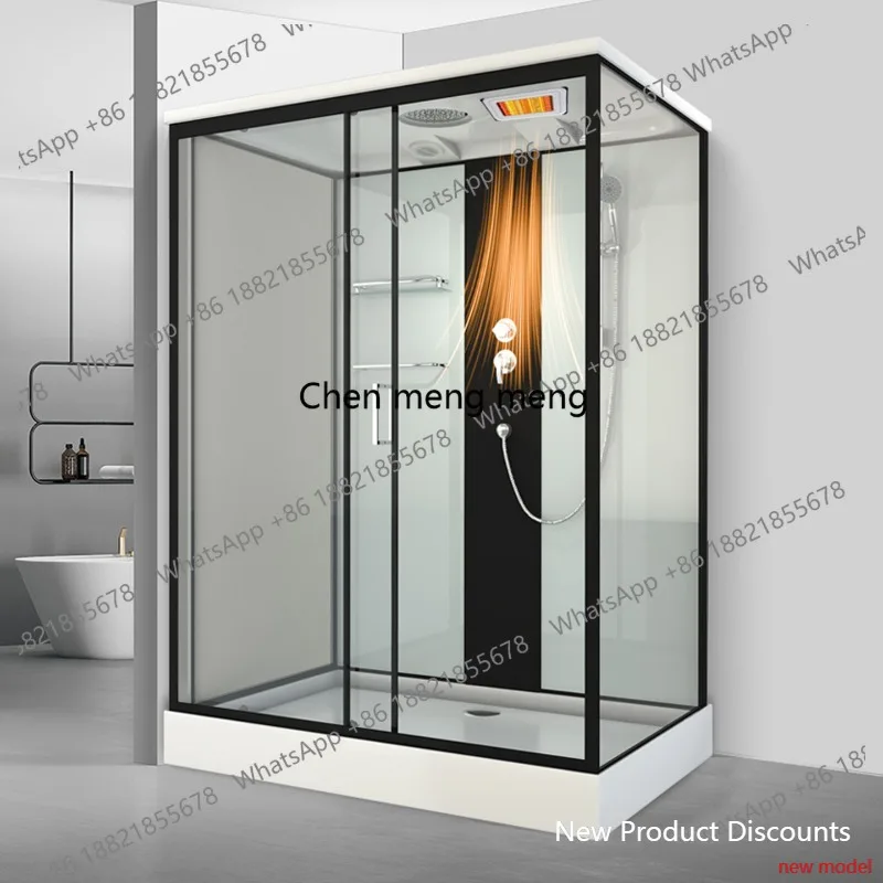 

C6601 Integral shower room, household glass square bath room partition dry and wet separation