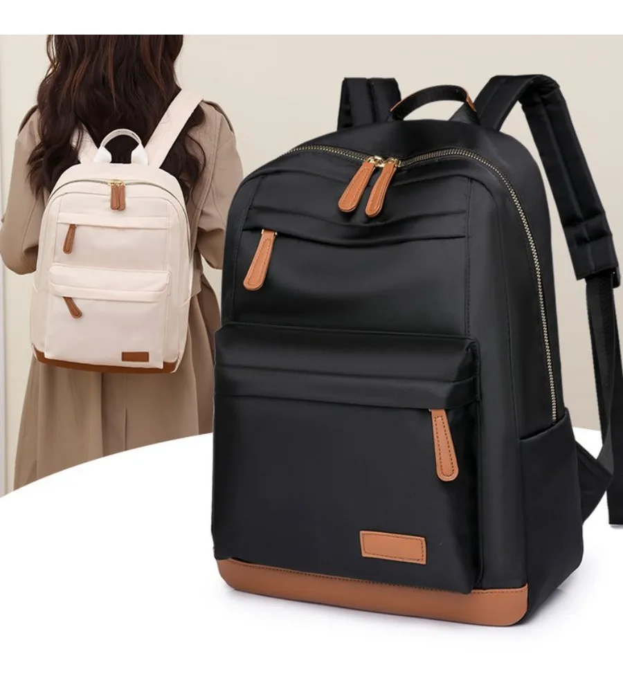 Sturdy oxford cloth backpack with a timeless design ideal for commuters who value durability and everyday practicality