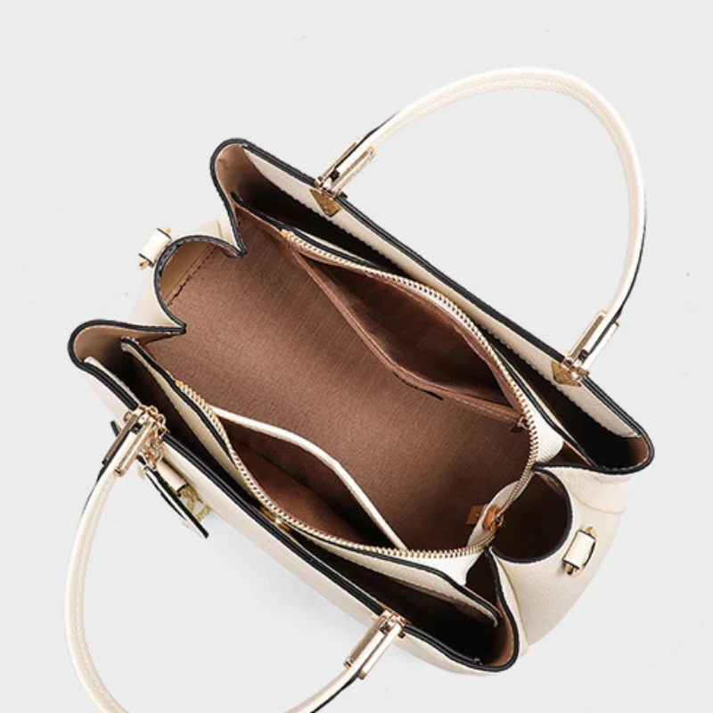 حقيبة يد نسائية من الجلد الطبيعي ذات سعة كبيرة وكتف واحد وحقيبة كروس، حقيبة عصرية وأنيقة وعملية ذات جودة عملية