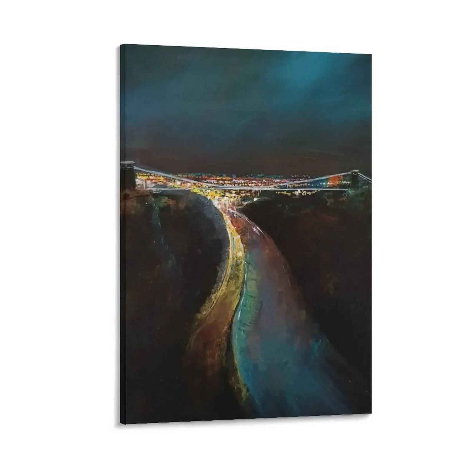

City Lights Canvas Painting decor interior paintings bedrooms decor anime poster