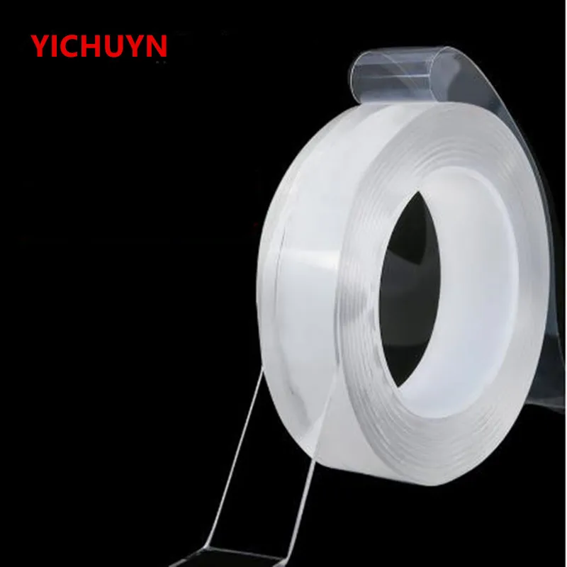 

Nano Tape Super Strong Double-Sided Adhesive Tape Transparent Reusable Waterproof Tapes Heat Resistance Bathroom Home Decoration