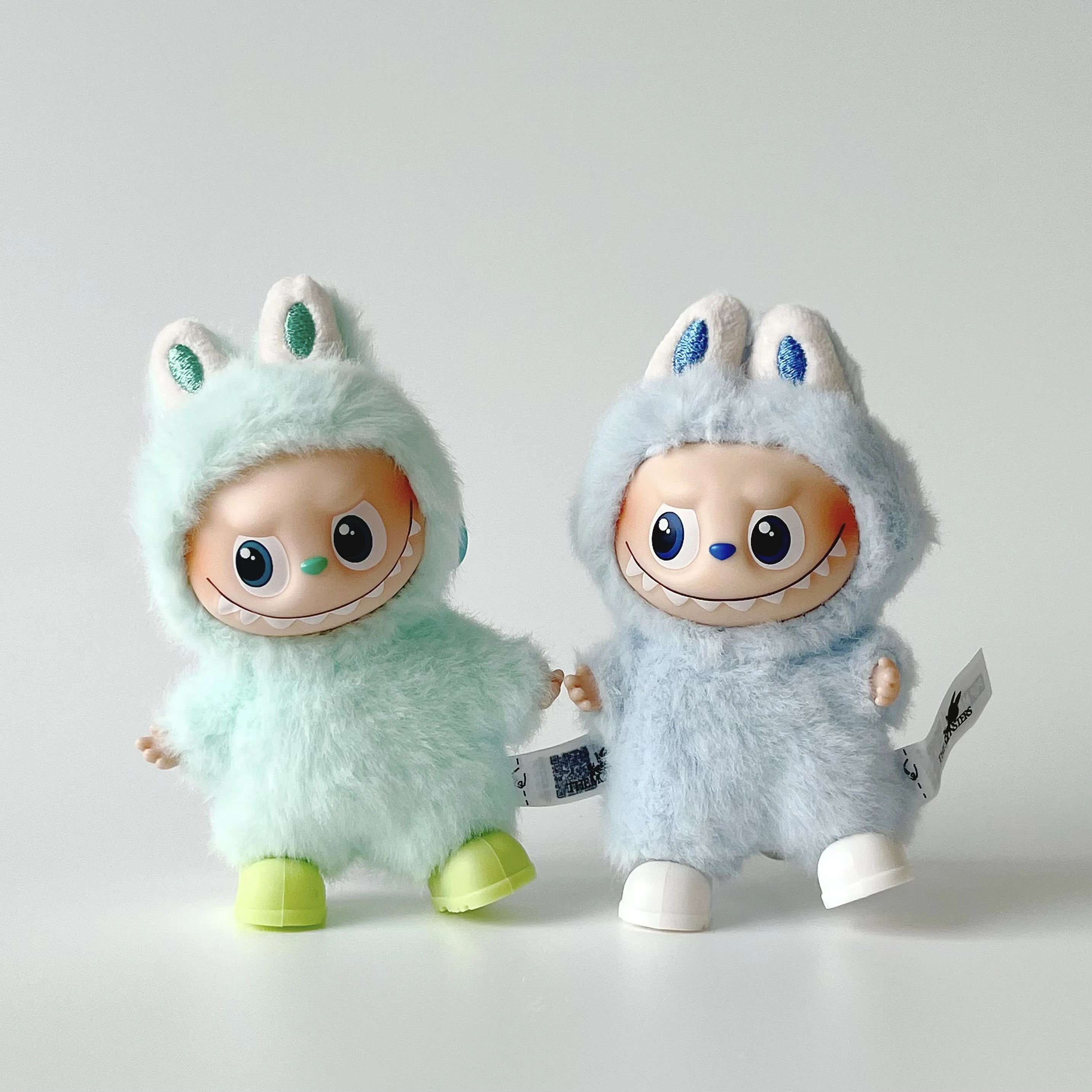 8 pares de accesorios para zapatos de bebé multicolores Labubu, adecuados para muñecas de 17 cm, se pueden combinar con diferentes prendas (solo zapatos)