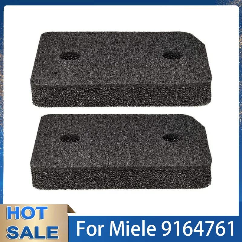 2PCS German Miele Dryer Plinth Filter Replacement Foam Filter For Miele T1 9164761 Heat Pump Tumble Dryer Lint Filter