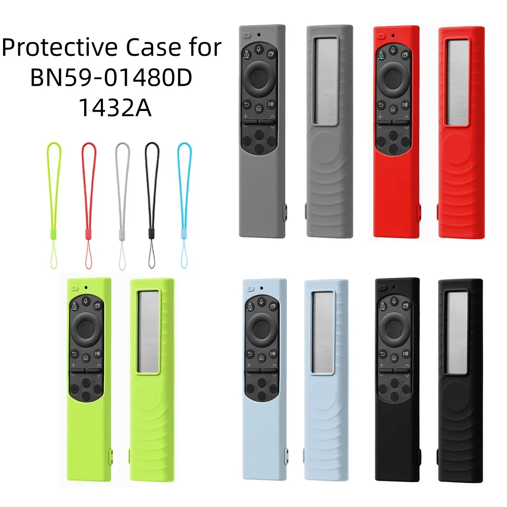 

Silicone Protective Cover for Samsung Remote (Compatible with BN59-01480D/01432A/01455A/01385A) – Shockproof Anti-Drop Dustproo