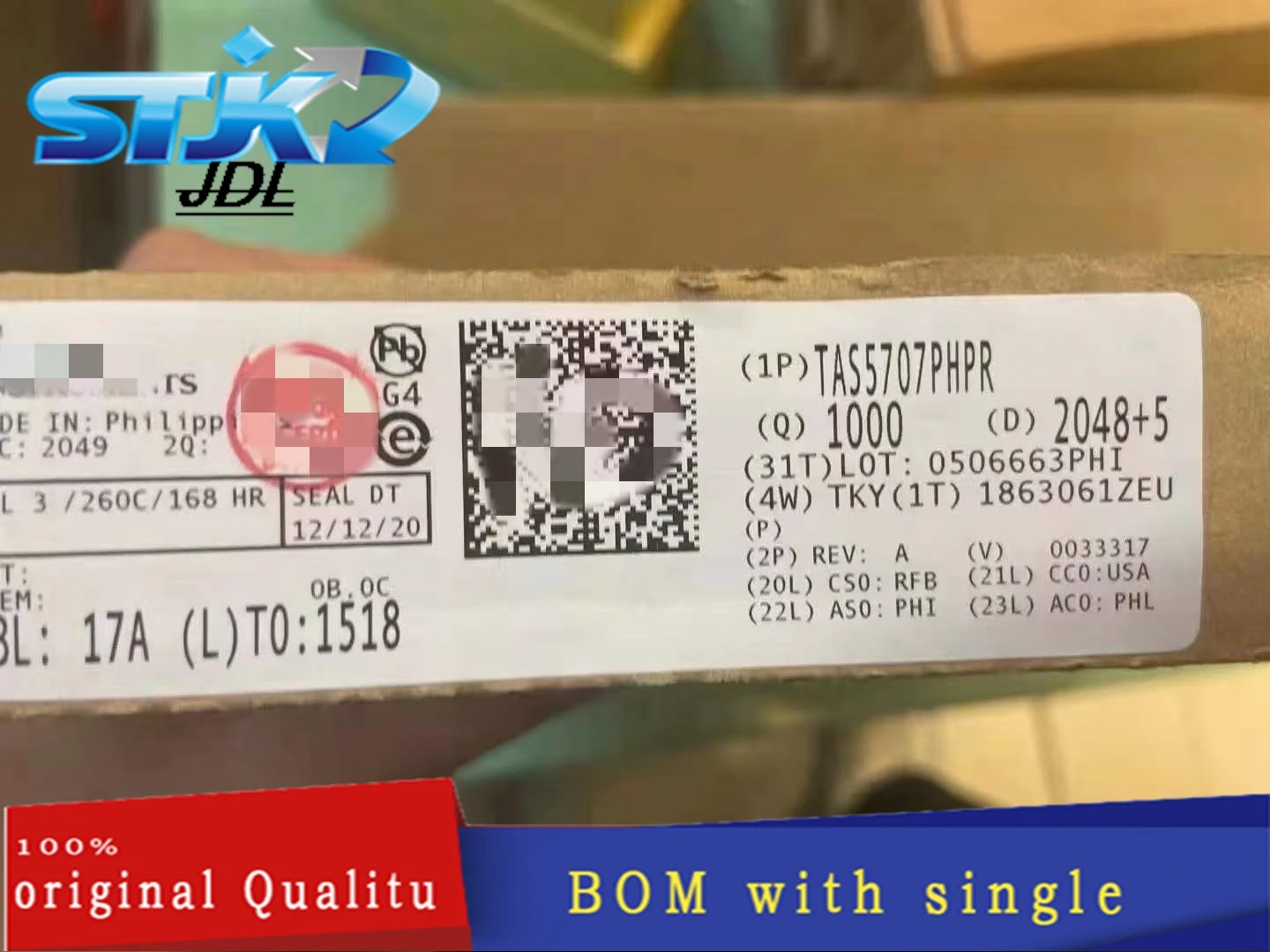 IC TAS5707PHPR QFP48 DC2021+ Interface - serializer, solution series   New original Not only sales and recycling chip 1PCS