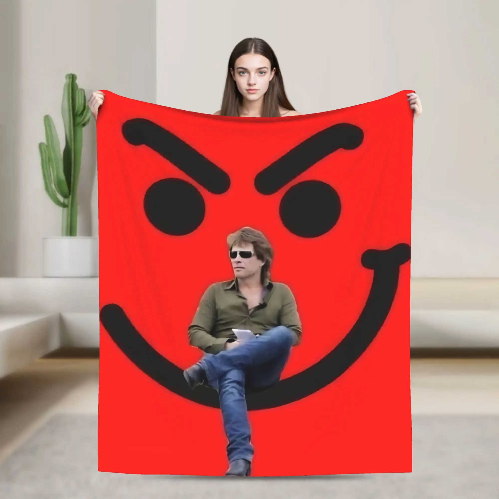 Bons Jovis Forever Tour 2026 Blanket Cover Have A Nice Day Flannel Throw Blankets Bedding Couch Portable Soft Warm Bedspread