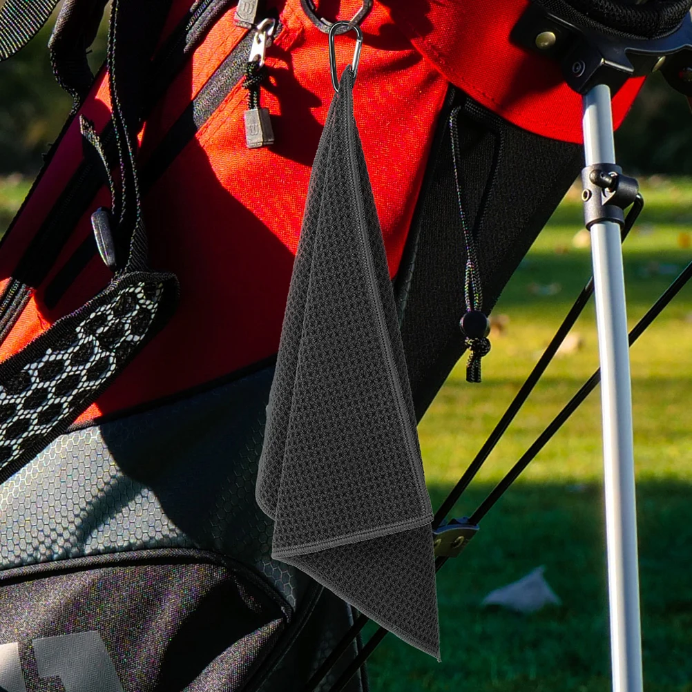 

3pcs Golf Towel Microfiber Portable Golfs Ball Cleaner Breathable Dry Sports Training Accessories Golf Equipment