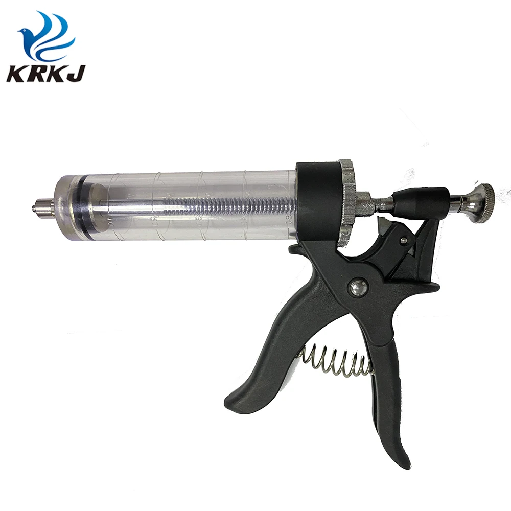 CETTIA 30ml 50ml cattle vaccine injection continuous automatic veterinary pistol syringe gun with nylon handle