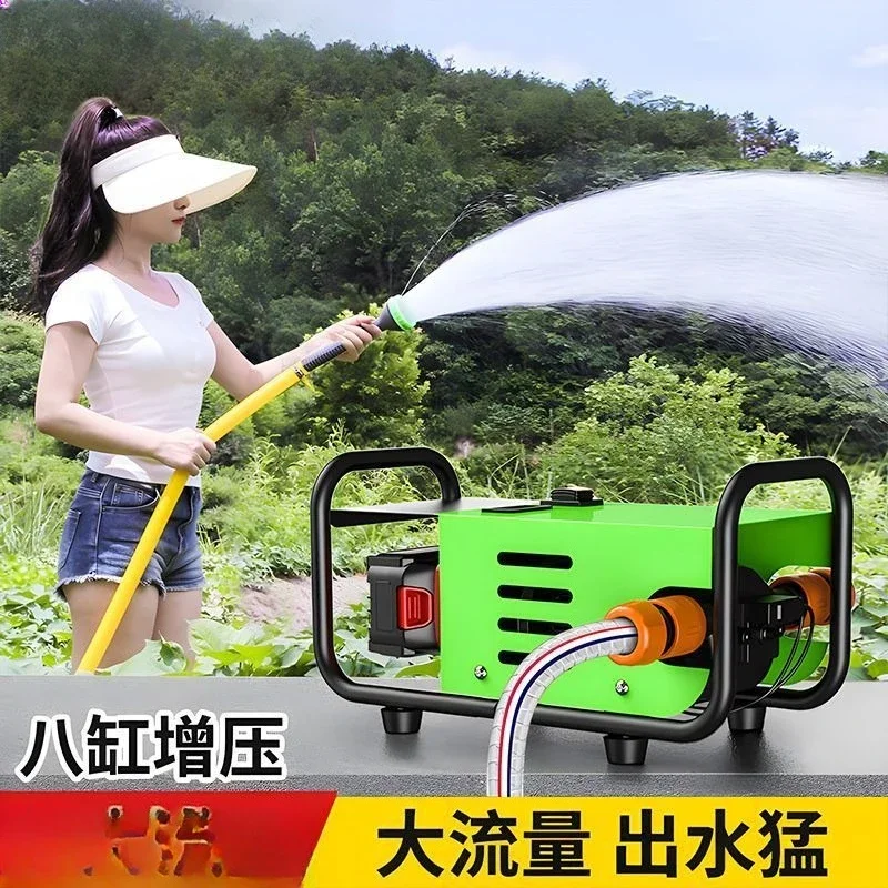 Rechargeable unplugged agricultural orchard irrigation watering high-power automatic water pumping machine