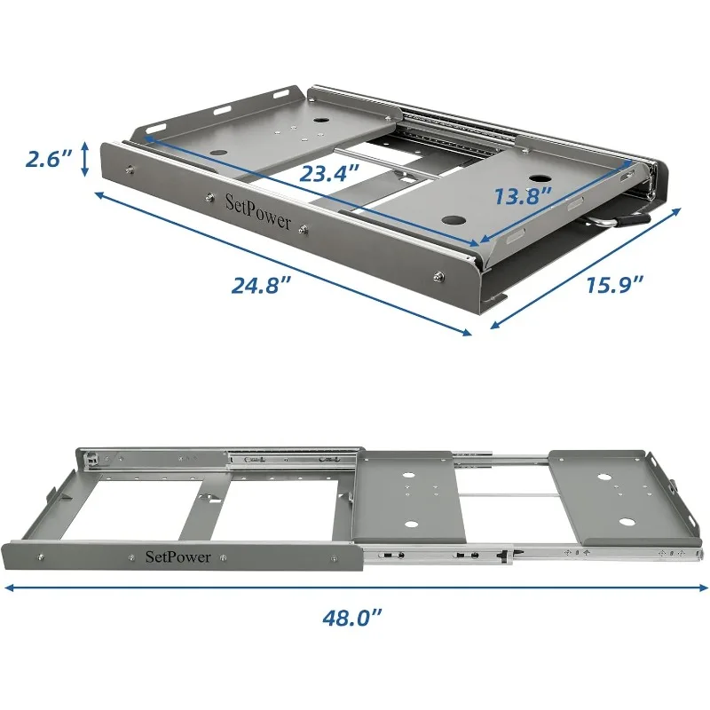 Slide Mount for AJ Series Portable Refrigerator Freezer, Designed AJ30, AJ40, AJ50