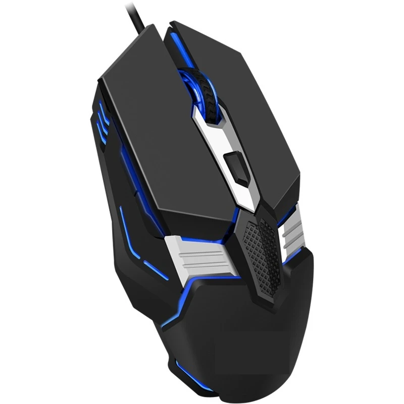 Noenname_null Game Mouse Office Mouse,Multi Light Mouse Computer Laptop Office Mouse Usb Wired Mouse, Game Player Macro Editing