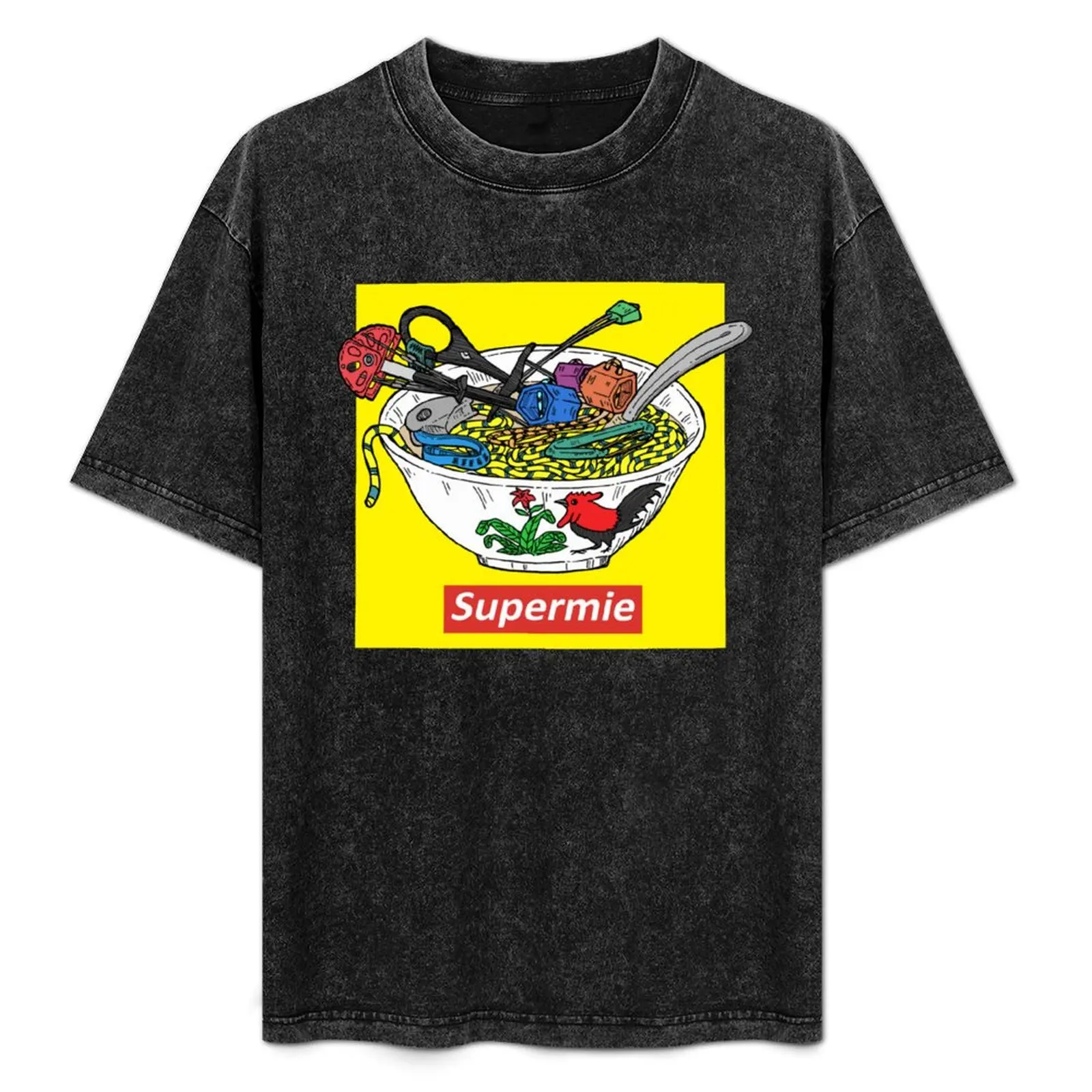 

supermie T-Shirt Casual Loose Daily Wear T-Shirt