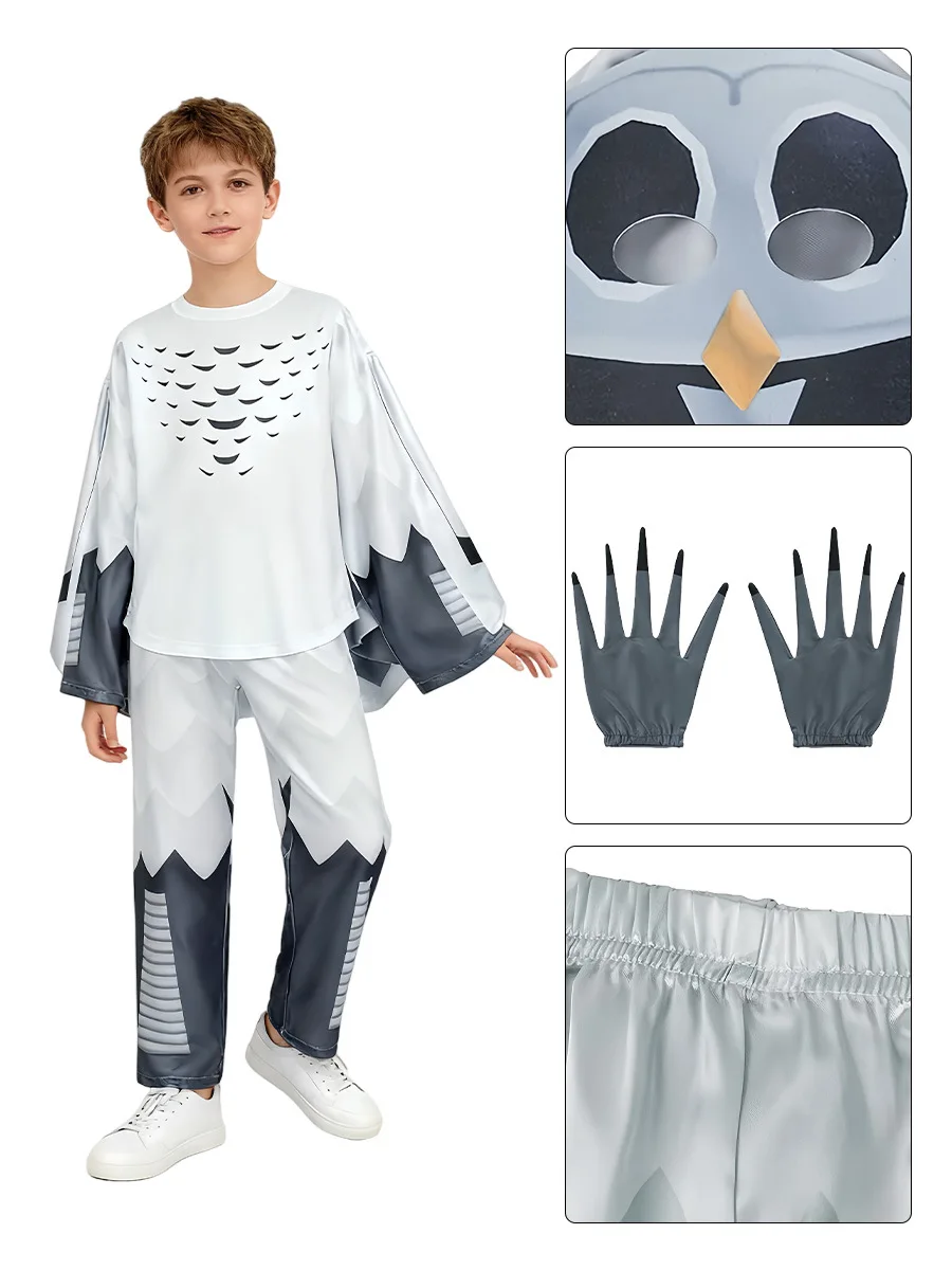 99 ليال في الغابة الغزلان زي Fnaf الرهيبة هالوين البومة زي حفلة للكبار طفل كابوس الرنة هدية الكريسماس #2