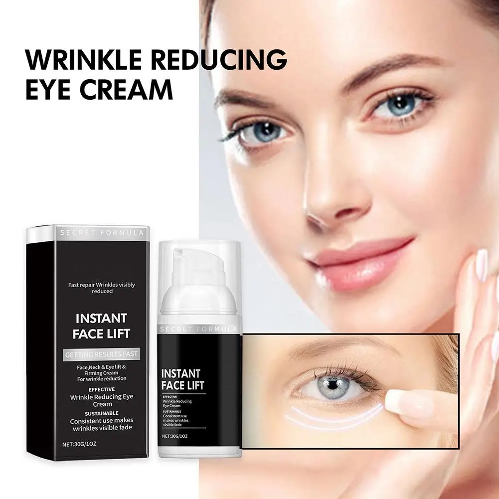 Retinol Eye Cream Dark Circles Remover Eye Bag Repairing Firmness Under Lines Eyes Serum Whitening Fade Puffiness Treatment F3H8