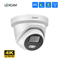 LOXCAM H.265 4K Ultra HD Security POE IP Camera 8MP Ai Human Camera Indoor Outdoor for Video Surveillance System