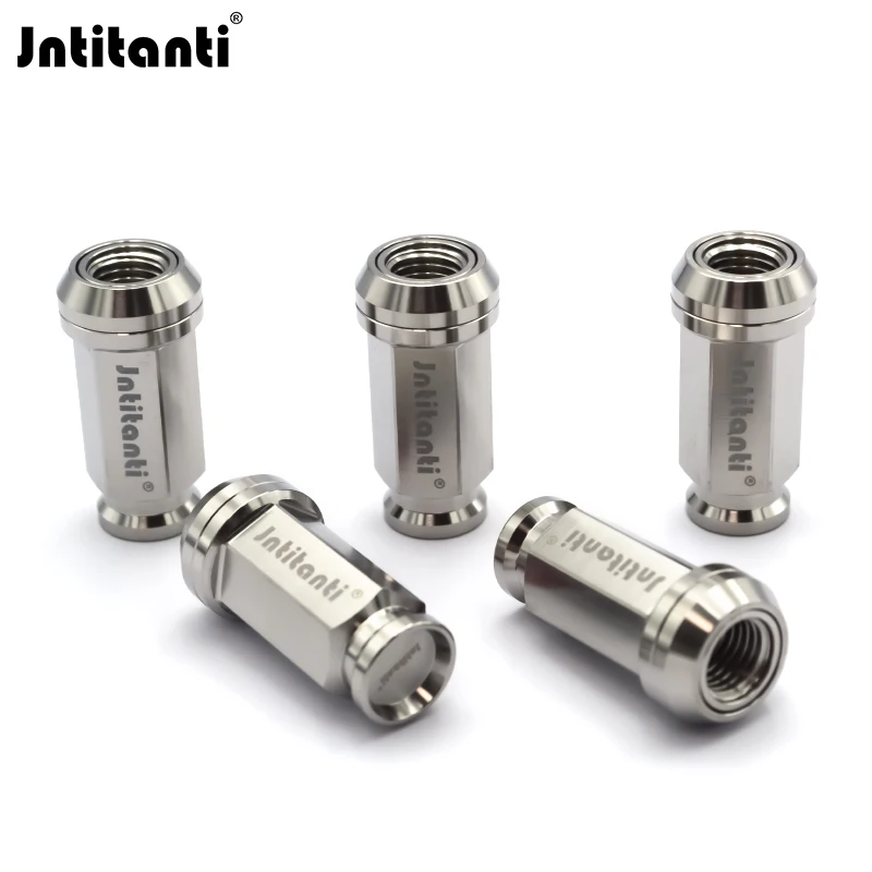 

Jntitanti floating washer racing cone seat Gr.5 titanium lug nut titanium nut M12*1.5*45mm for Toyoto,Mazda,Honda,Acura,Scion