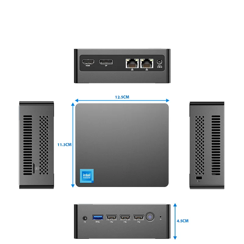 ミニPC Alder Lake-N97minipcWindows11 Pro LPDDR5 N9N Mini PC Intel Alder Lake N100 8GB LPDDR5 256GB SSD Windows 11