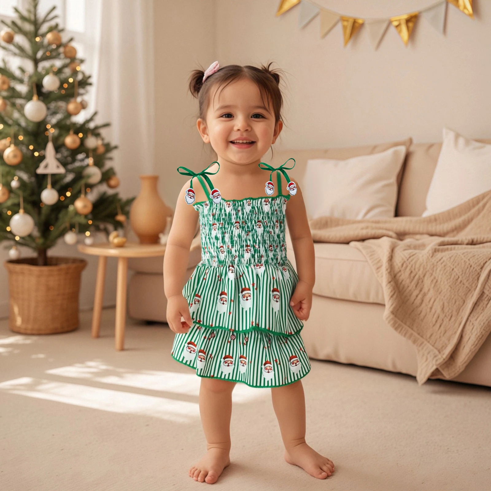 Baby Girl Christmas Romper Dre - Baby Xmas Clothing ulasan dan harga