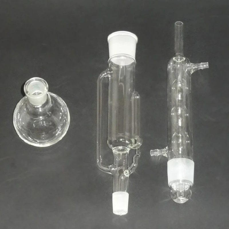 

Набор для дистилляции 250 мл с соединениями 24/40 – колба с круглым дном, конденсатор и дистилляционная головка для лабораторной экстракции. Товары в наличии.